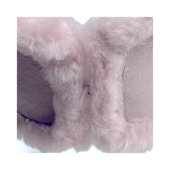 UGG Reversible Leather and Shearling Headband Ear Muff Brand New L/XL Pink - Picture 7 of 14